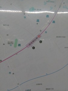 臨沂新村駅周辺図（出入り口）