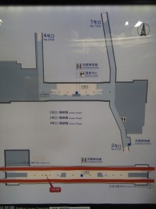 錦綉路駅構内図