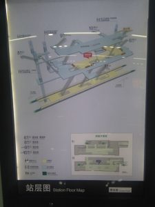 漕宝路駅構内図