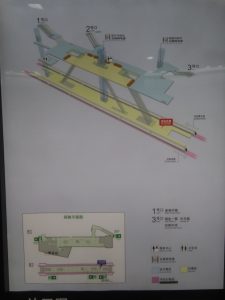 淮海中路駅構内図