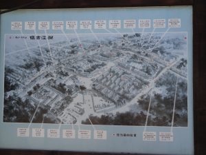 楓涇古鎮の案内図