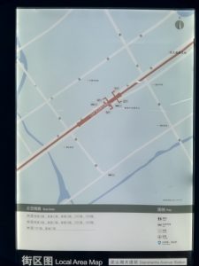 淀山湖大道駅周辺図（出入り口）