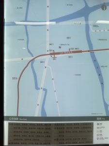 漕盈路駅周辺図(出入り口)