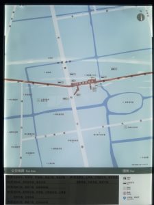 青浦新城駅周辺図（出入り口）