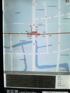 匯金路駅周辺図（出入り口）