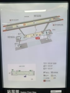 徐盈路駅構内図