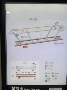 国家会展中心駅構内図