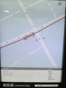 国家会展中心駅周辺図(出入り口)