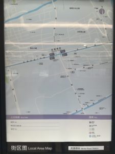 民雷路駅周辺図(出入り口)