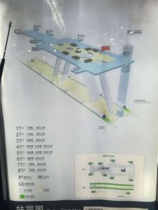 上海科技館駅構内図