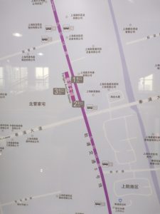 奉浦大道駅周辺図（出入り口）