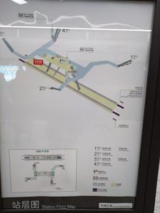 環城東路駅構内図