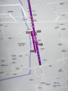 奉賢新城駅周辺図（出入り口）