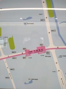 下南路駅周辺図(出入り口)