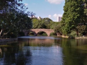 魯迅公園内の池