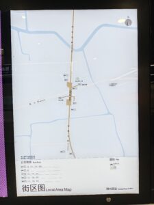 南大路駅周辺図（出入口）