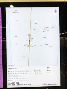 豊翔路駅周辺図(出入口)