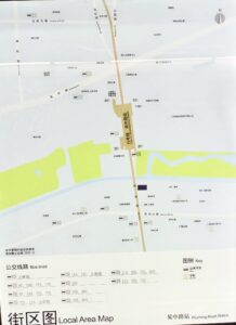 呉中路駅周辺図（出入口）