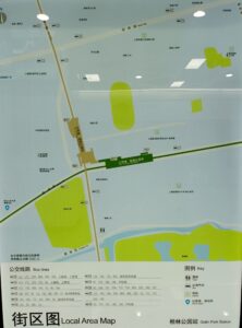 桂林公園駅周辺図(出入口)