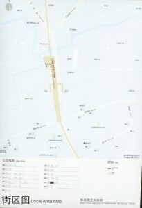 華東理工大学駅周辺図(出入口)
