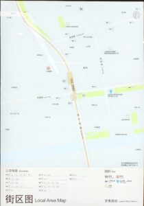 羅秀路駅周辺図（出入口）