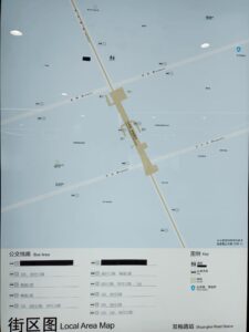 双柏路駅周辺図（出入口）