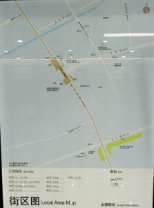 永徳路駅周辺図（出入口）