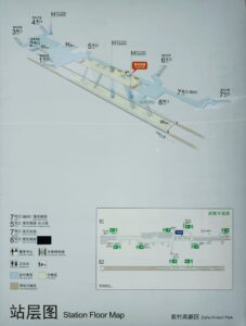 紫竹高新区駅構内図