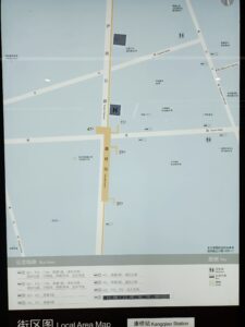 康橋駅周辺図（出入口）