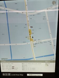 周浦駅周辺図（出入口）