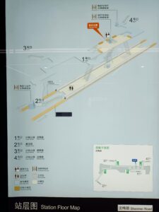 瀋梅路駅構内図