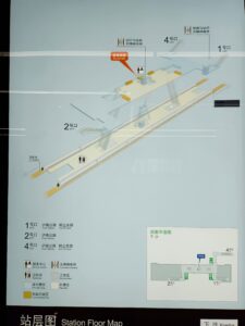 下沙駅構内図