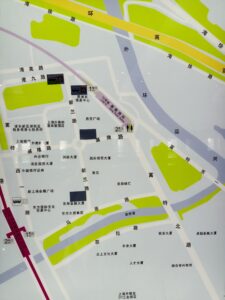 基隆路駅周辺図（出入口）
