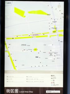 高橋駅周辺図（出入口）