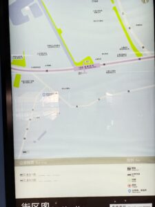 高橋西駅周辺図（出入口）