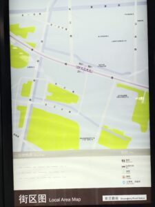 双江路駅周辺図（出入口）