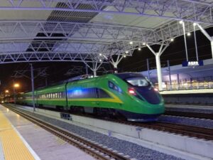 滬蘇通鉄道の列車