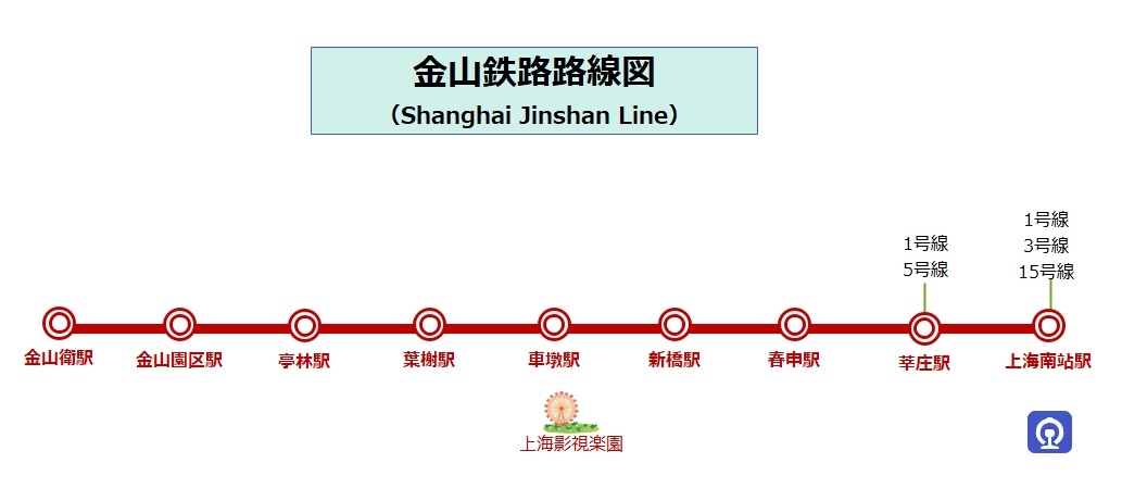 金山鉄路路全図